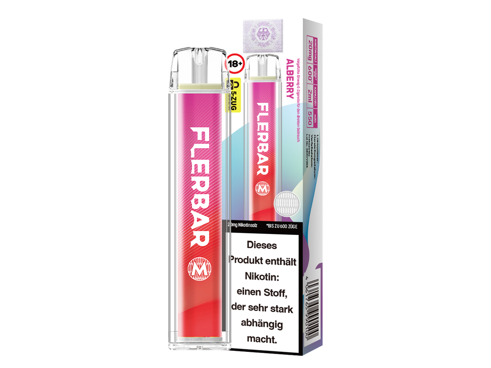 Flerbar M Vape Alberry 20mg