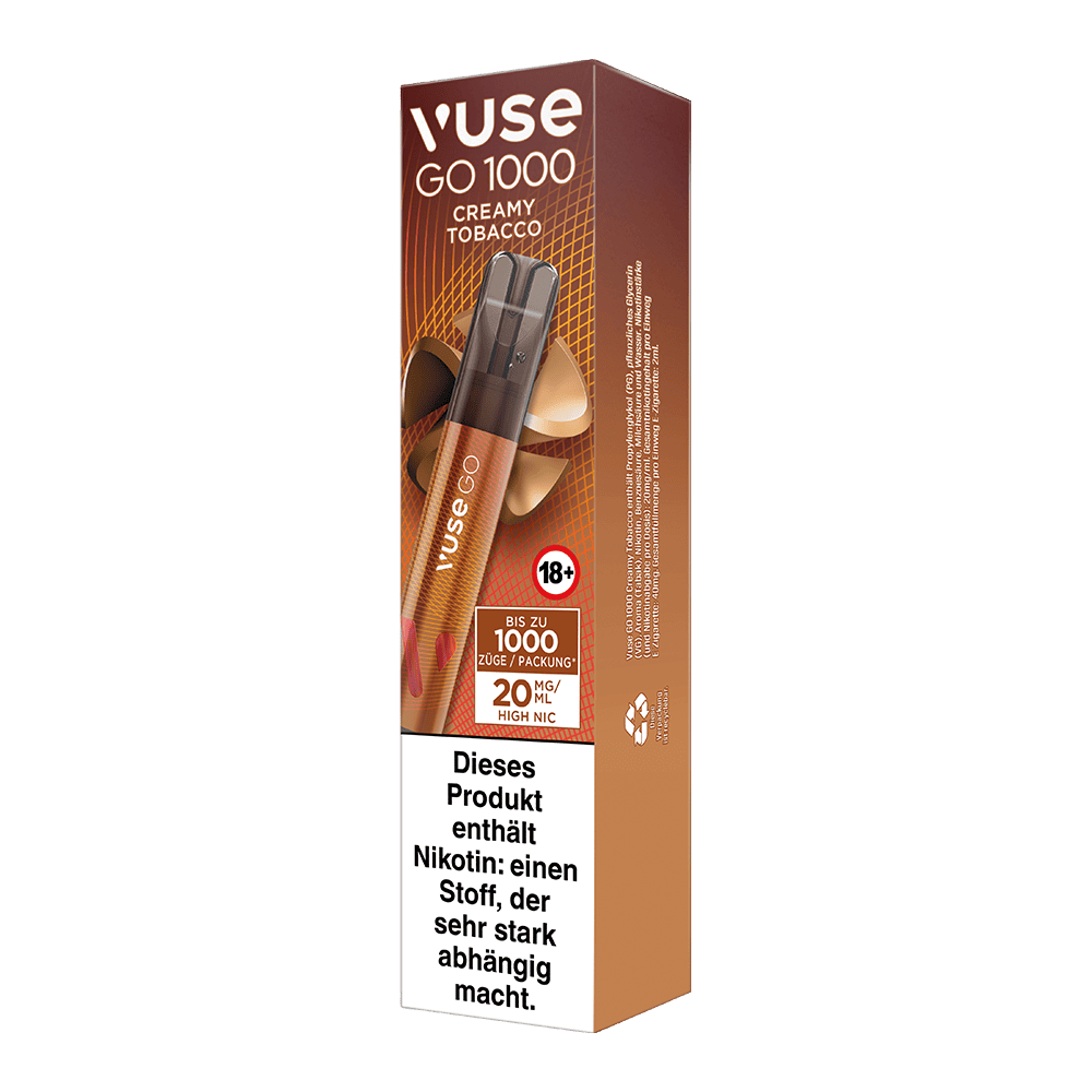 Vuse Go 1000 20mg Creamy Tobacco