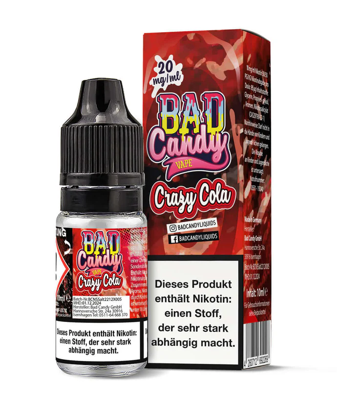 Bad Candy 20mg Liquid Crazy Cola