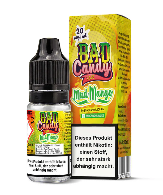 Bad Candy 20mg Liquid Mad Mango