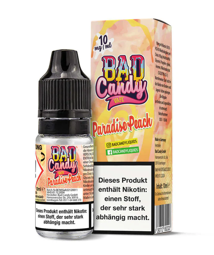 Bad Candy 10mg Liquid Paradise Peach