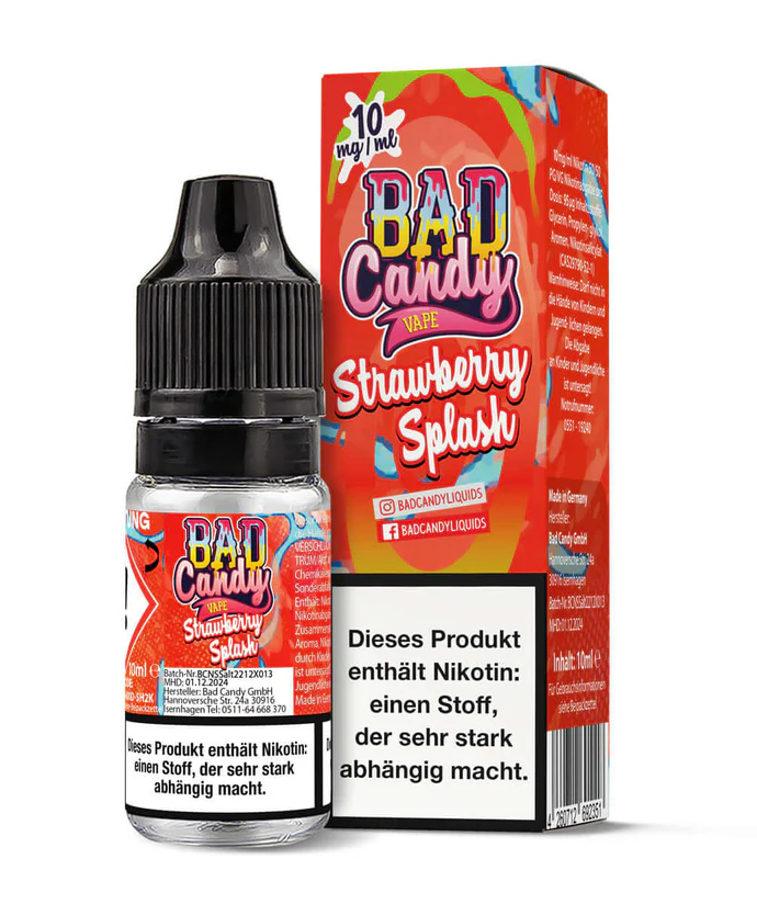 Bad Candy 10mg Liquid Strawberry Splash