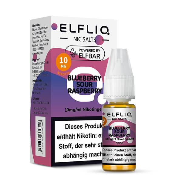 Elfliq Liquid 10mg Blueberry Sour Raspberry