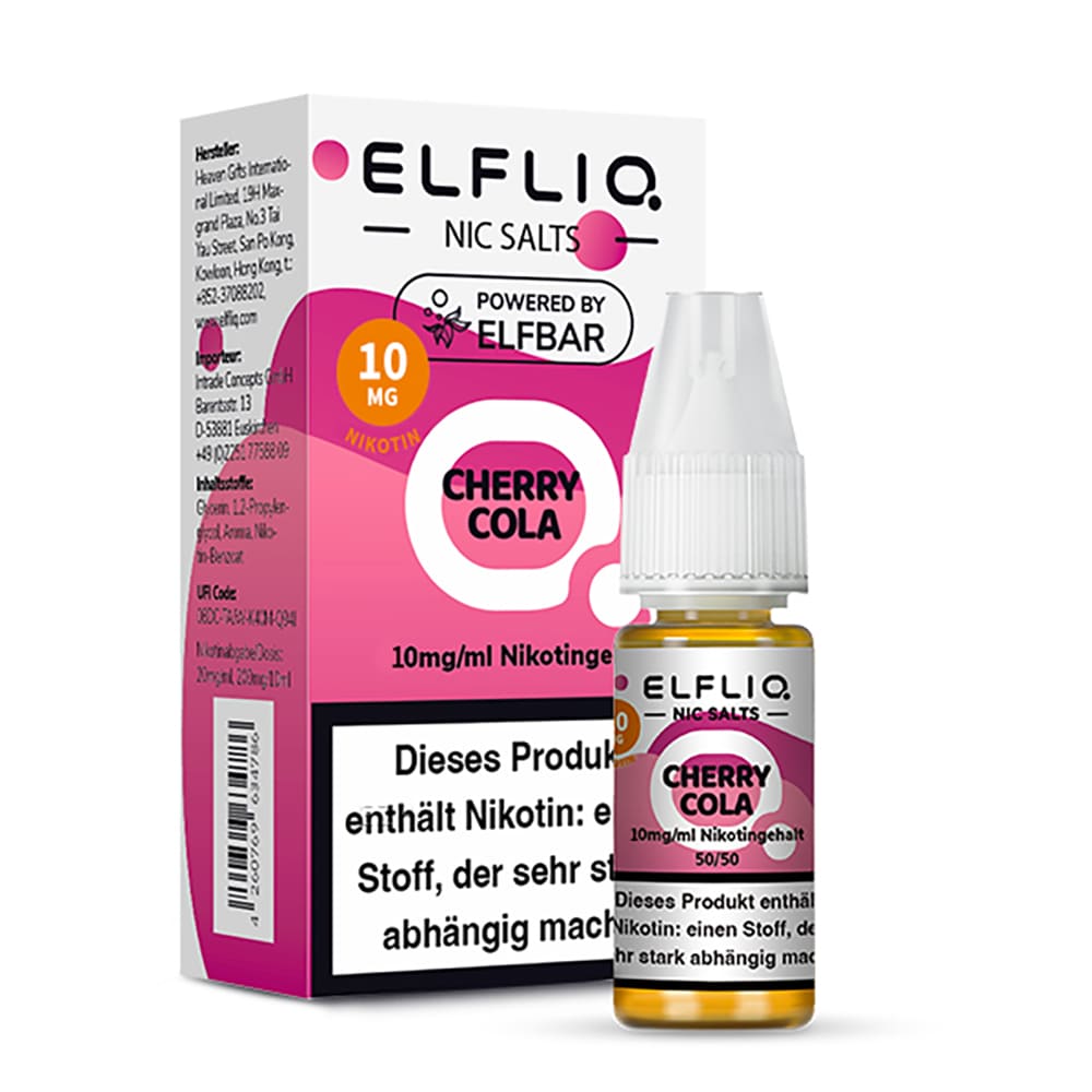 Elfliq Liquid 10mg Cherry Cola