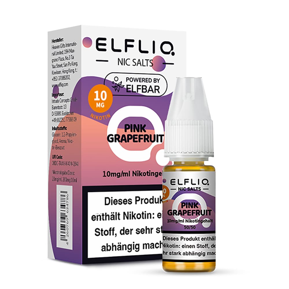 Elfliq Liquid 10mg Pink Grapefruit