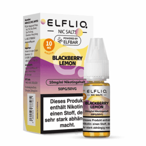 Elfliq Liquid 10mg Blackberry Lemon