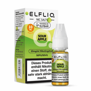 Elfliq Liquid 10mg Sour Apple