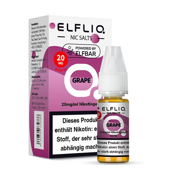 Elfliq Liquid 20mg Grape