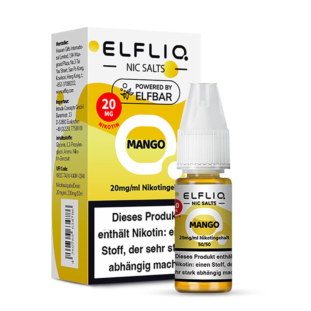Elfliq Liquid 20mg Mango