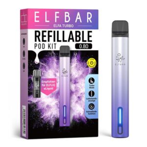 elfbar-elfa-turbo-pod-system-kit-nachfuellbar-aurora-purple