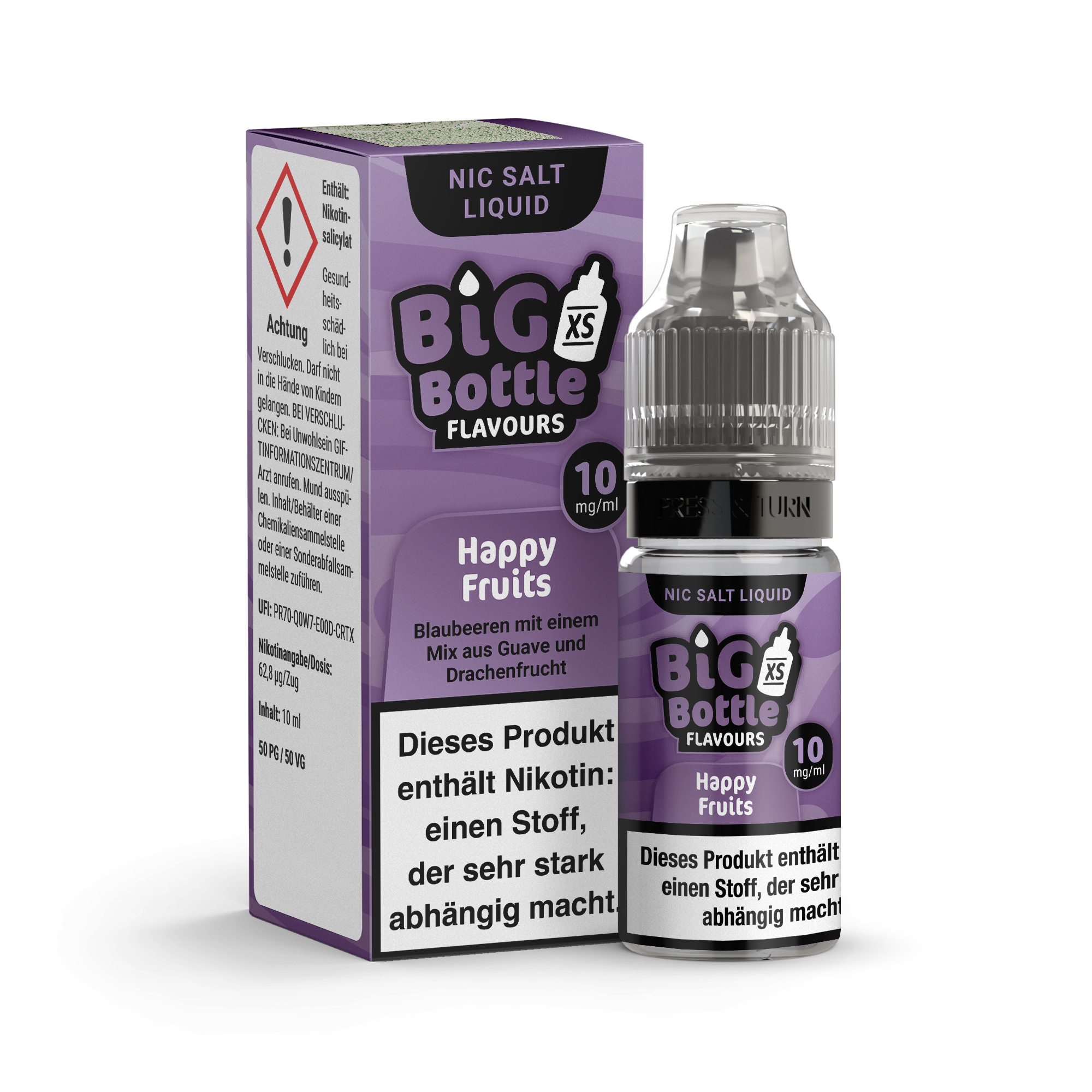 Big Bottle Liquid 10mg Happy Fruits
