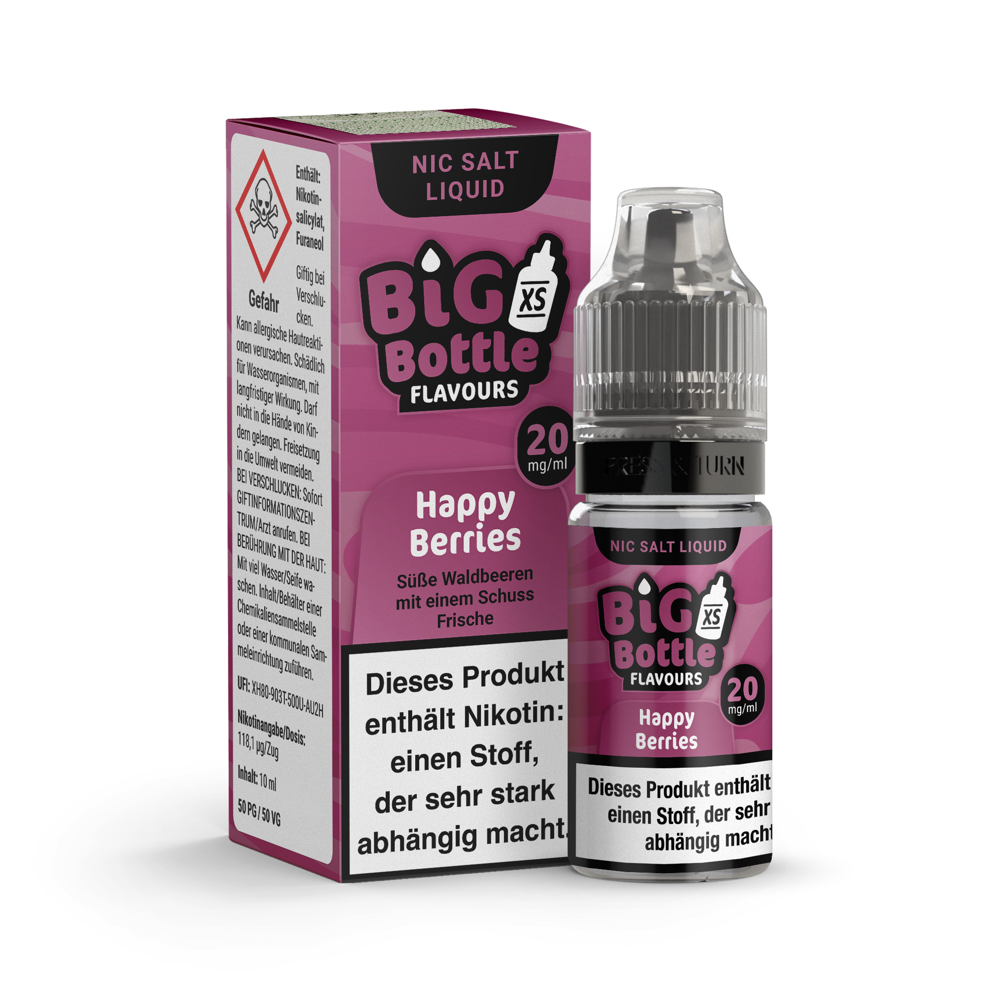 Big Bottle Liquid 20mg Happy Berries