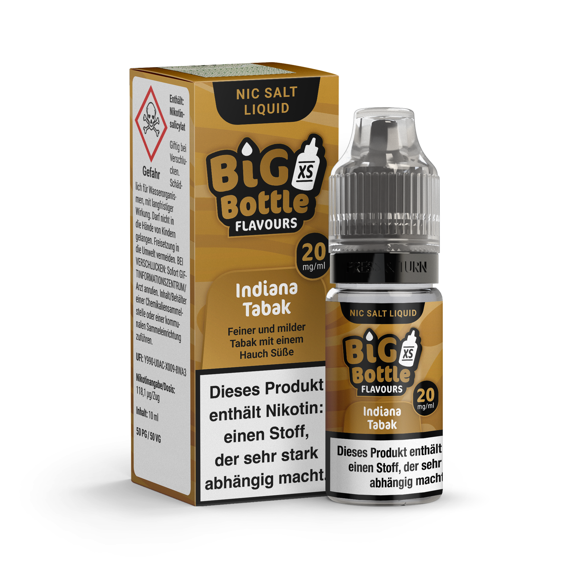 Big Bottle Liquid 20mg Indiana Tabak