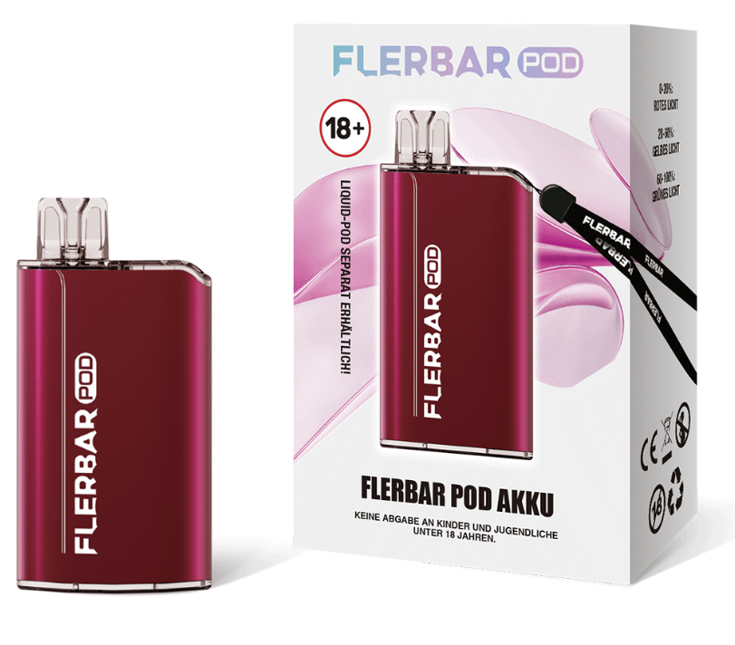 Flerbar Pod Kit Akkuträger Red