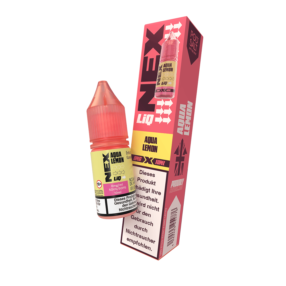 Pod Salt Nexliq Liquid 0mg Aqua Lemon