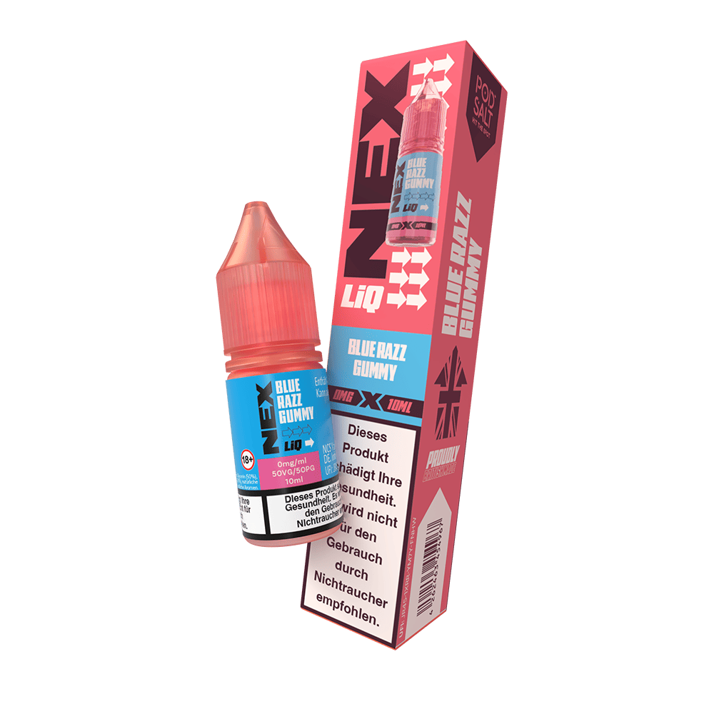 Pod Salt Nexliq Liquid 0mg Blue Razz Gummy