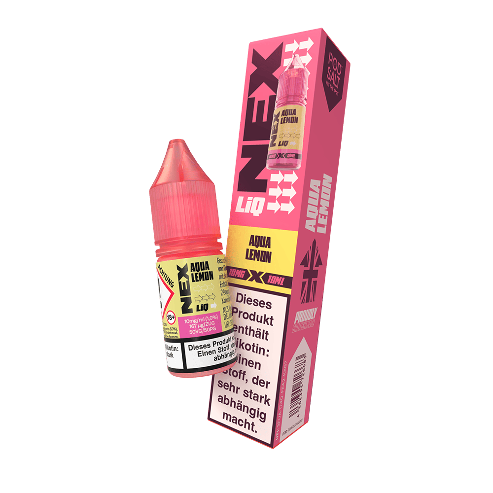 Pod Salt Nexliq Liquid 10mg Aqua Lemon