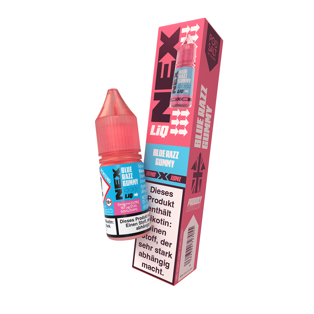 Pod Salt Nexliq Liquid 10mg Blue Razz Gummy