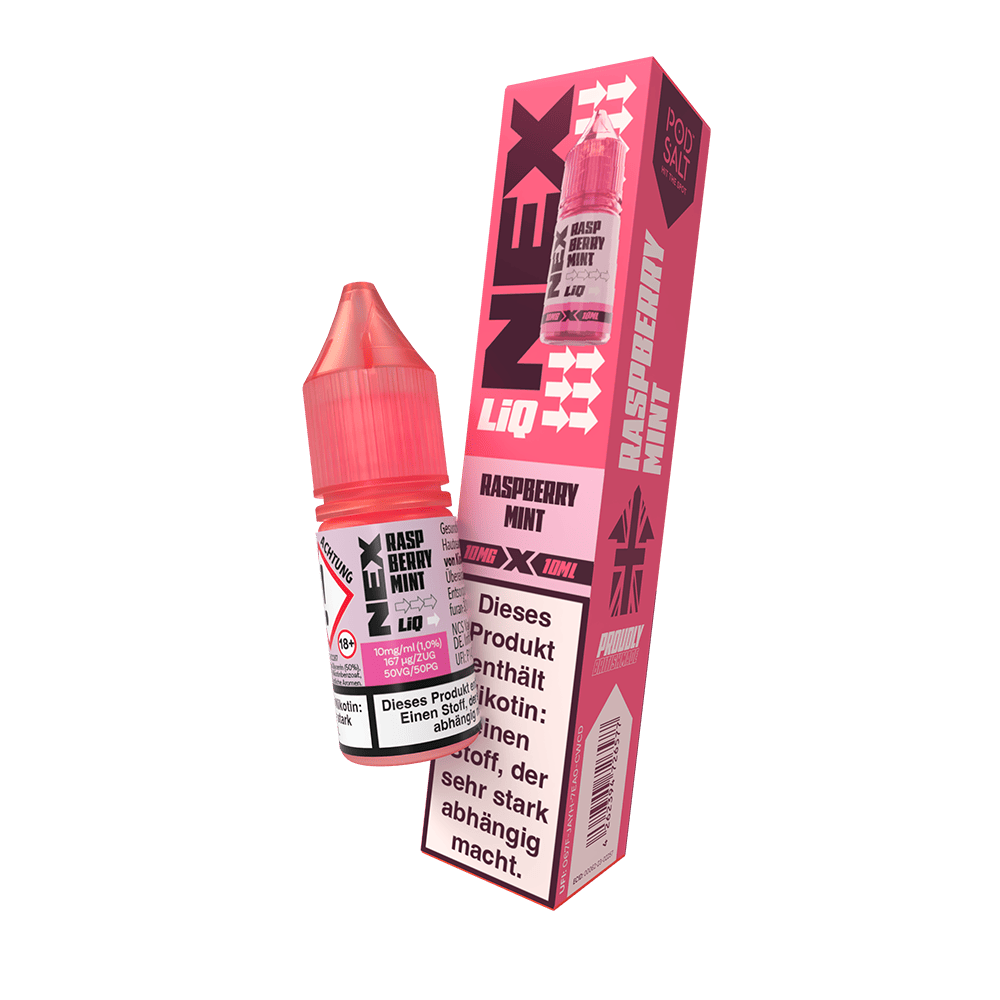 Pod Salt Nexliq Liquid 10mg Raspberry Mint
