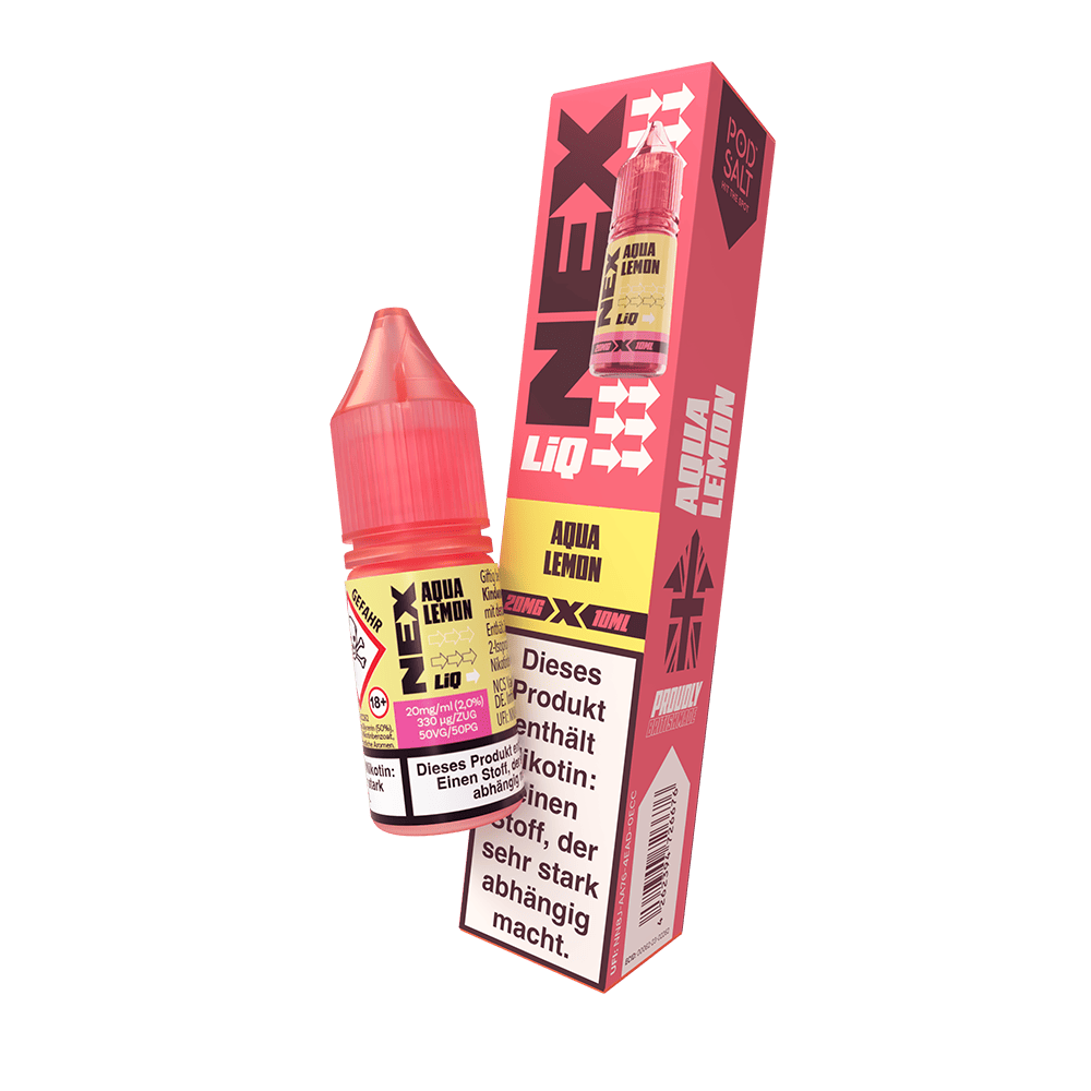 Pod Salt Nexliq Liquid 20mg Aqua Lemon