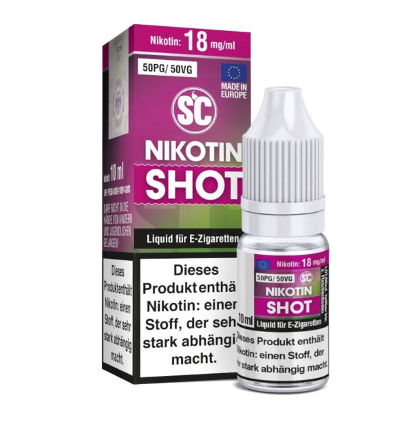 Nikotinshot 18mg SC 50,50