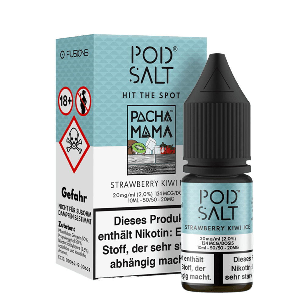 Pod Salt Fusion 20mg Strawberry Kiwi Ice
