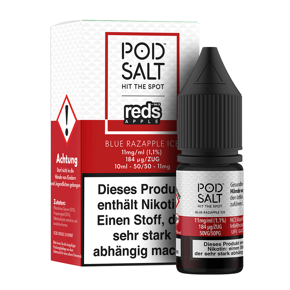 Pod Salt Fusion 11mg Blue Razapple Ice