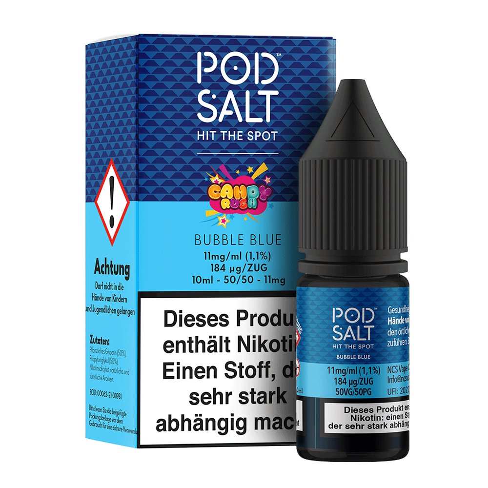 Pod Salt Fusion 11mg Bubble Blue