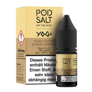 Pod Salt Fusion 11mg Peanut Butter Banana Granola