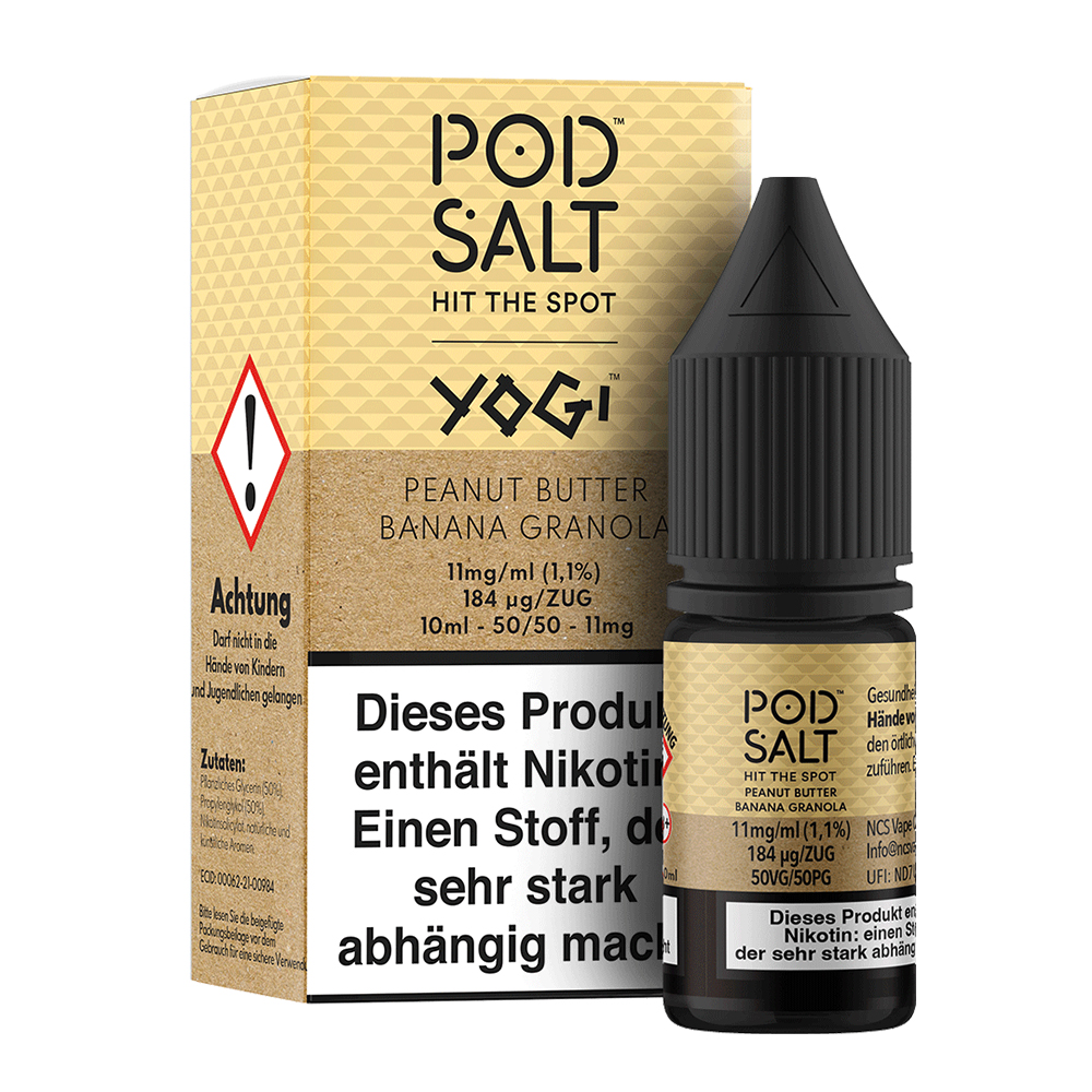 Pod Salt Fusion 11mg Peanut Butter Banana Granola