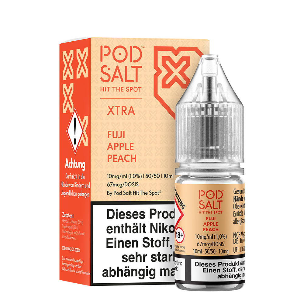 Pod Salt Xtra 10mg Fuji Apple Peach