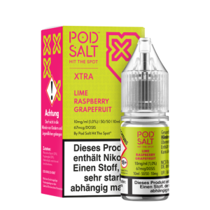 Pod Salt Xtra 10mg Lime Raspberry Grapefruit