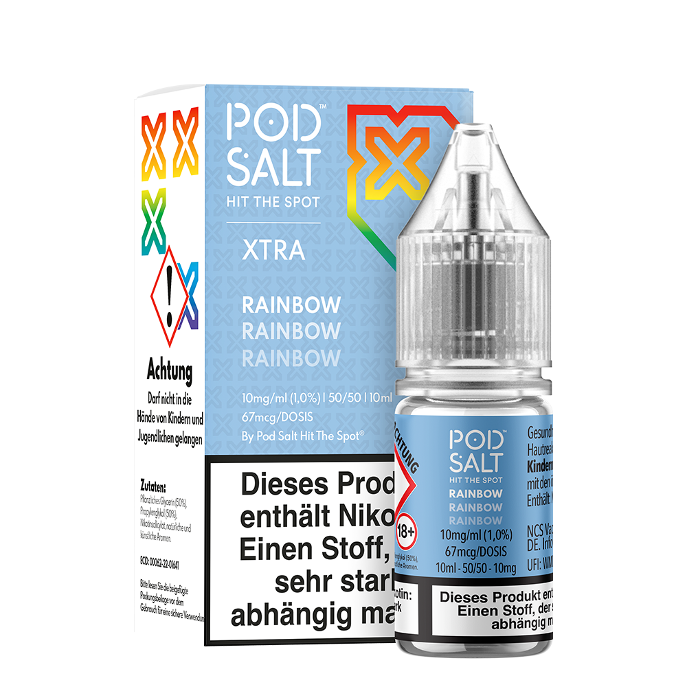 Pod Salt Xtra 10mg Rainbow