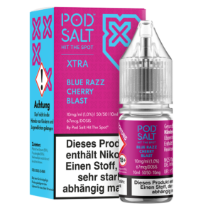 Pod Salt Xtra 10mg Blue Razz Cherry Blast