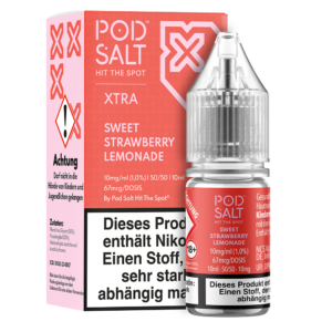 Pod Salt Xtra 10mg Sweet Strawberry Lemonade