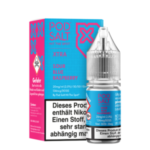 Pod Salt Xtra 20mg Sour Blue Raspberry