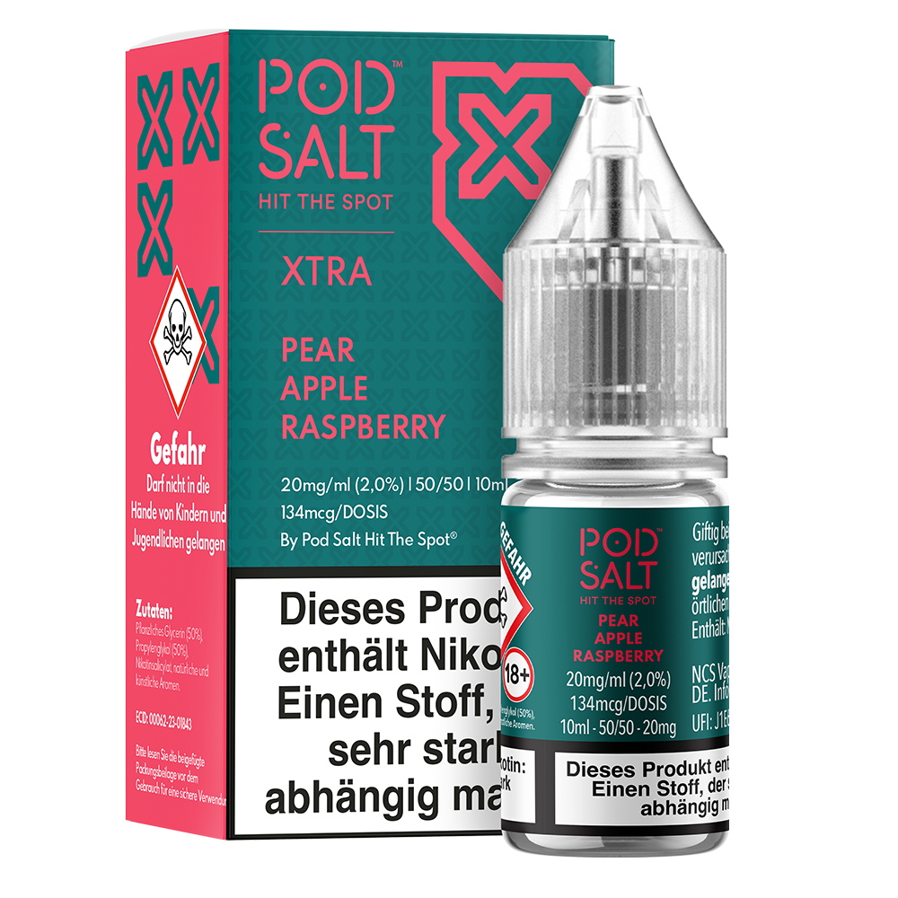 Pod Salt Xtra 20mg Pear Apple Raspberry
