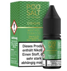 Pod Salt 10ml Liquid Origin Menthol Tobacco 11mg