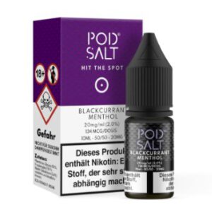 Pod Salt Liquid Core Blackcurrant Menthol 20mg