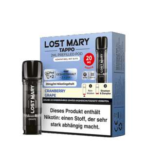 Lost Mary Tappo Pod 20mg Cranberry Grape