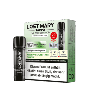 Lost Mary Tappo Pod 20mg Kiwi Passionfruit Guava