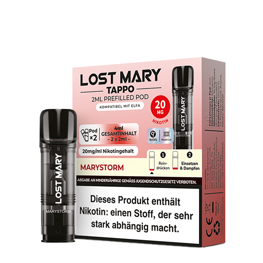 Lost Mary Tappo Pod 20mg Marystorm