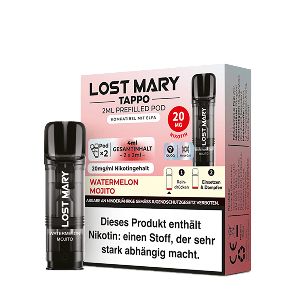 Lost Mary Tapoo Liquid Pod 20mg Watermelon Mojito