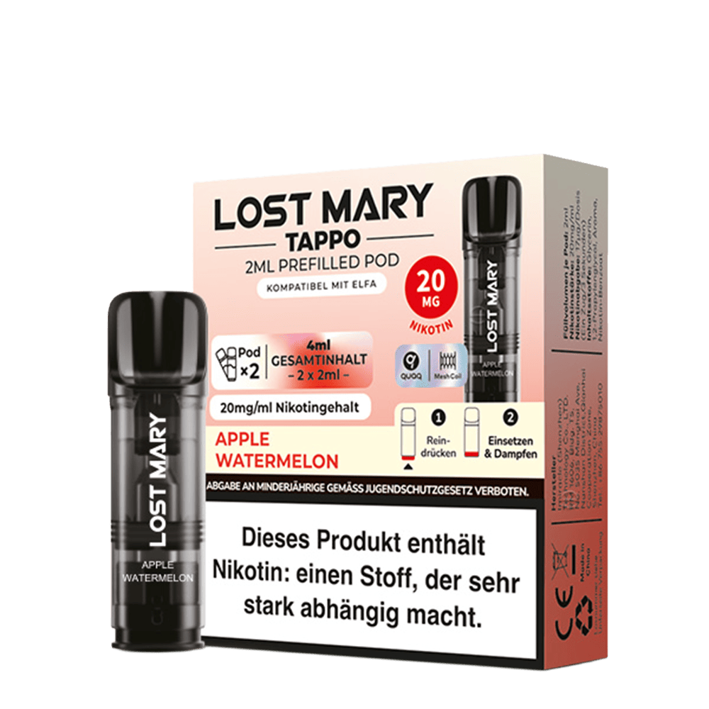 Lost Mary Tappo Pod Apple Watermelon 20mg