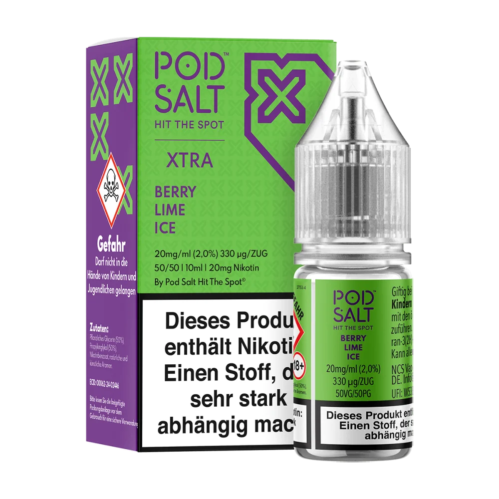 Pod Salt Xtra Berry Lime Ice 20mg