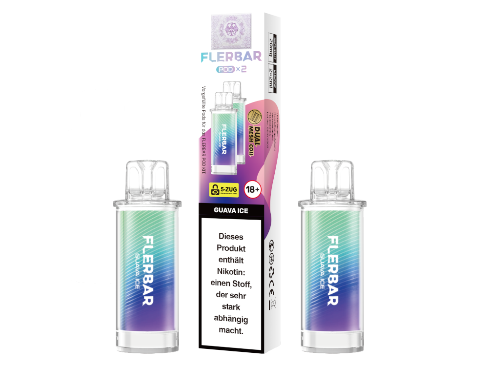 Flerbar Pod 20mg Guava Ice