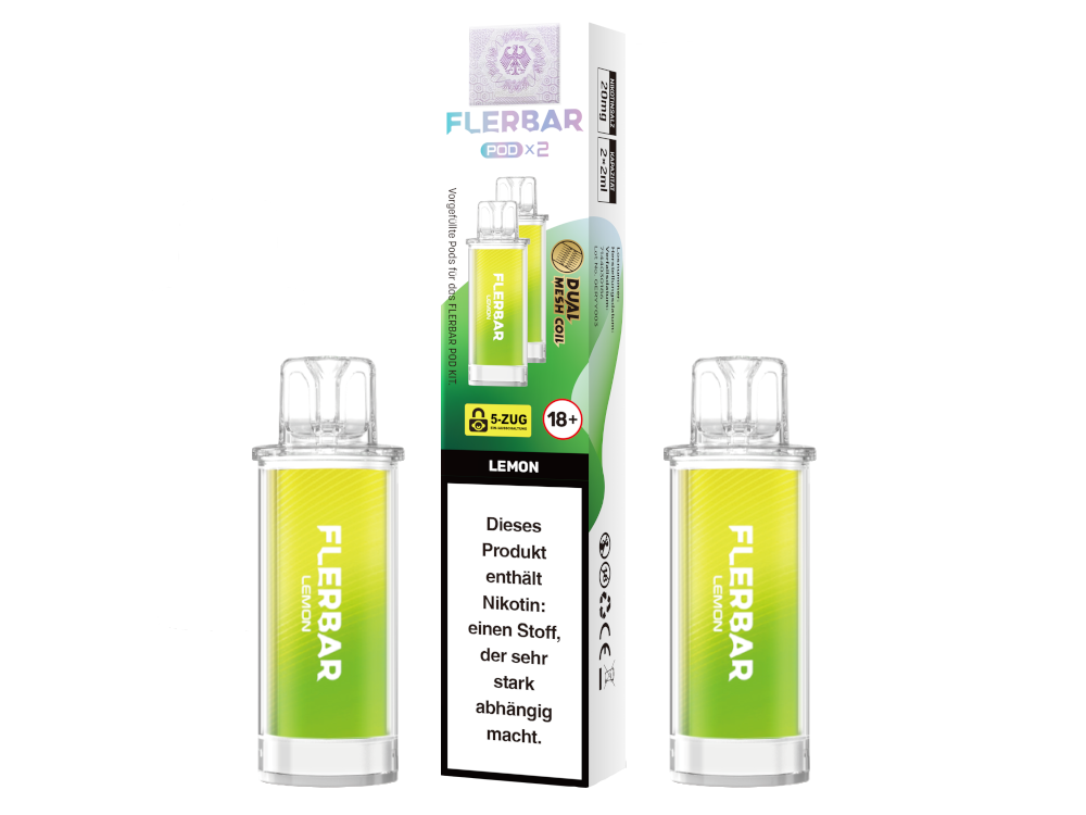 Flerbar Pod Lemon 20mg