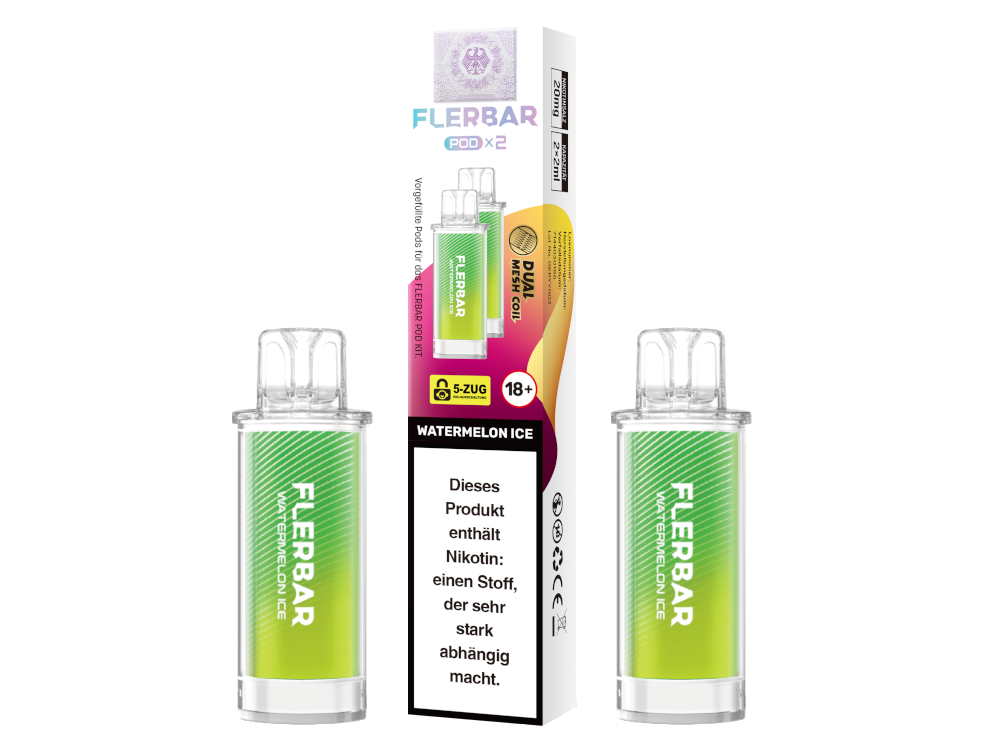 Flerbar Pod 20mg Watermelon Ice