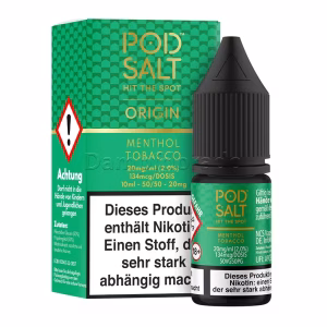 Pod Salt Origin 20mg Menthol Tobacco