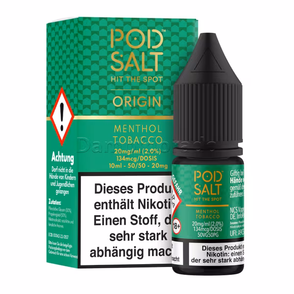 Pod Salt Origin 20mg Menthol Tobacco